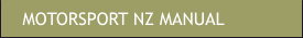 MOTORSPORT NZ MANUAL