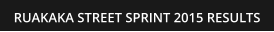 RUAKAKA STREET SPRINT 2015 RESULTS